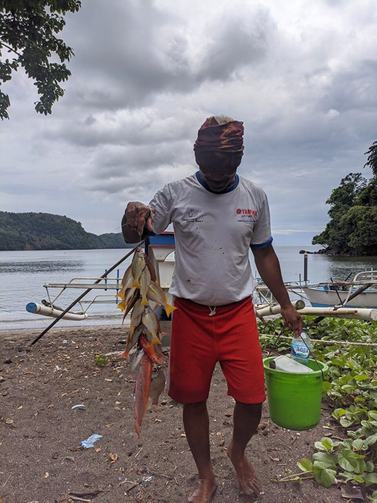 Fisherman in Bitung, Indonesia